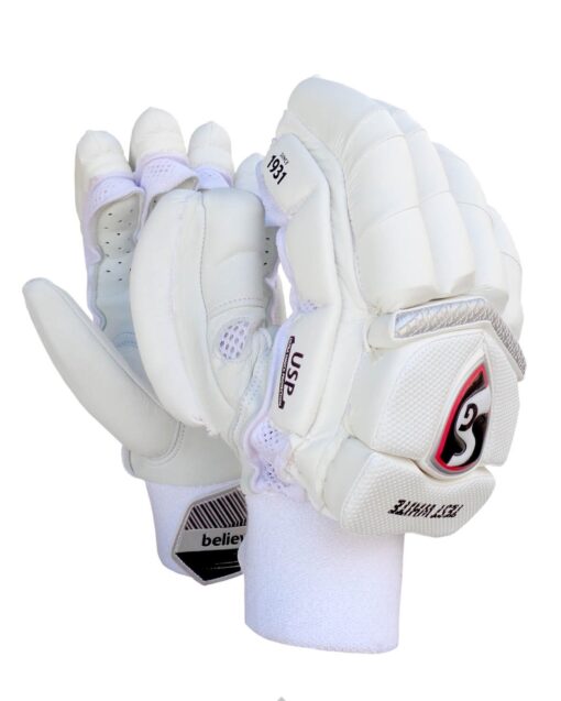 SG Test White Cricket Batting Gloves