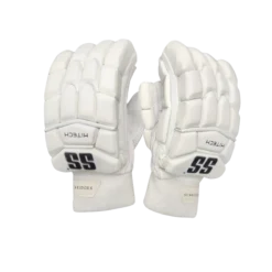 SS Hitech White Batting Gloves