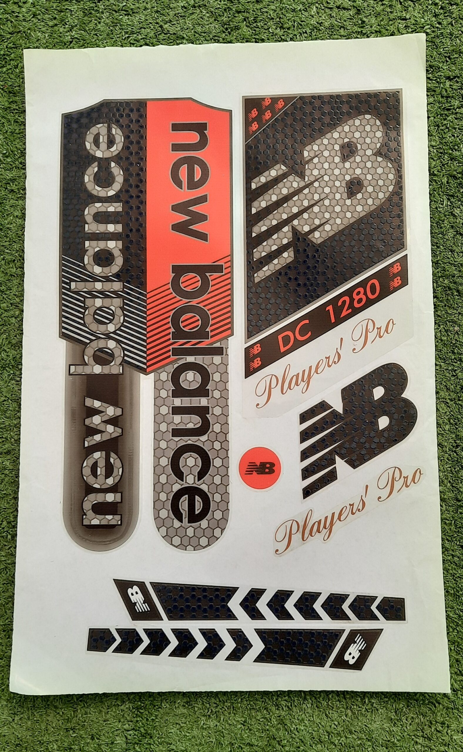 New Balance DC1280 Players Pro Bat Stickers (3D Embossed) NB PLAYERS PRO DC1280 scaled