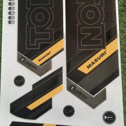 TON Masuri E-Line PRO Bat Stickers (3D Embossed)