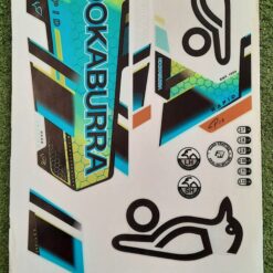 Kookaburra Rapid Pro Players Bat Stickers (3D Embossed)