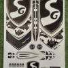 SG KLR Xtreme Bat Stickers (3D Embossed) SG KLR1 Cricket Bat Stickers 3D scaled