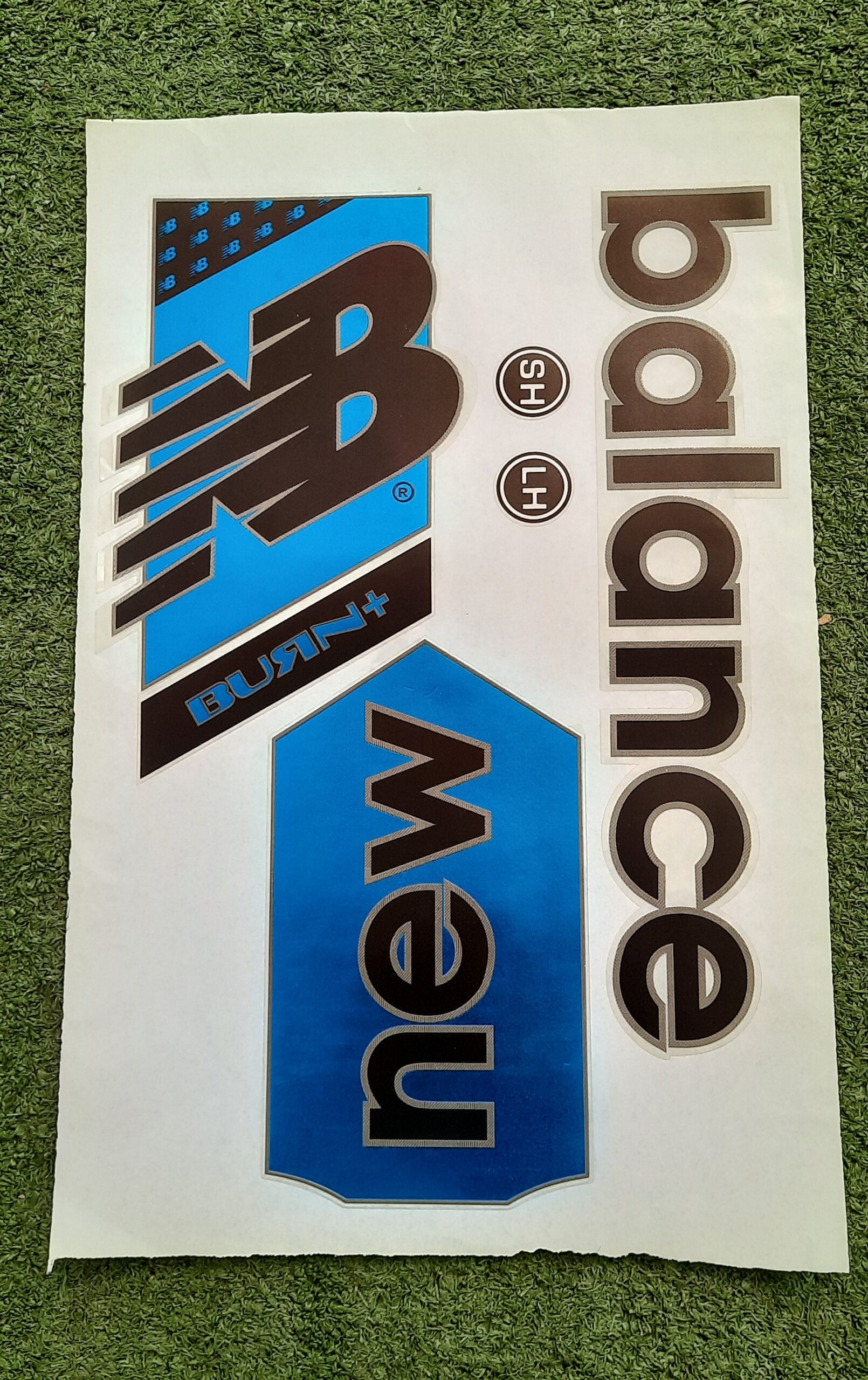 New Balance BURN+ Bat Stickers (3D Embossed) NB BURN STICKERS scaled
