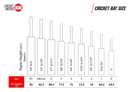 bat size chart ss